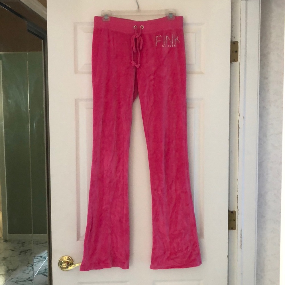 Victoria’s Secret PINK velvet sweat pants